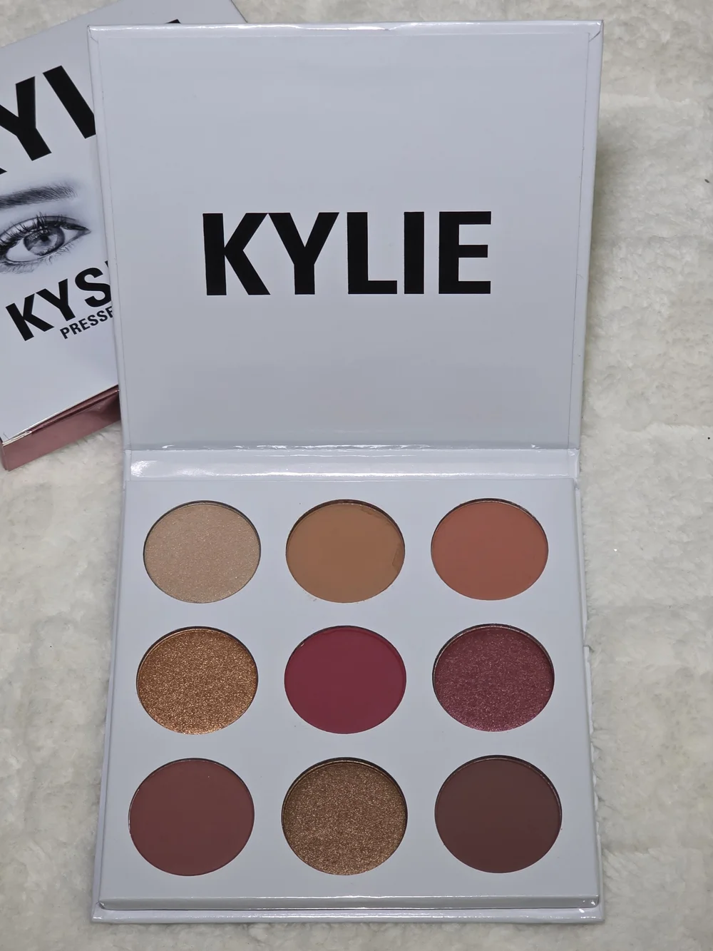 KYLIE COSMETICS 9 PAN PRESSED POWDER KYSHADOW—THE BURGUNDY PALETTE—NIB